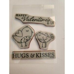 Hero Arts - Valentine's Day, Whimsical Bird Stamps B42